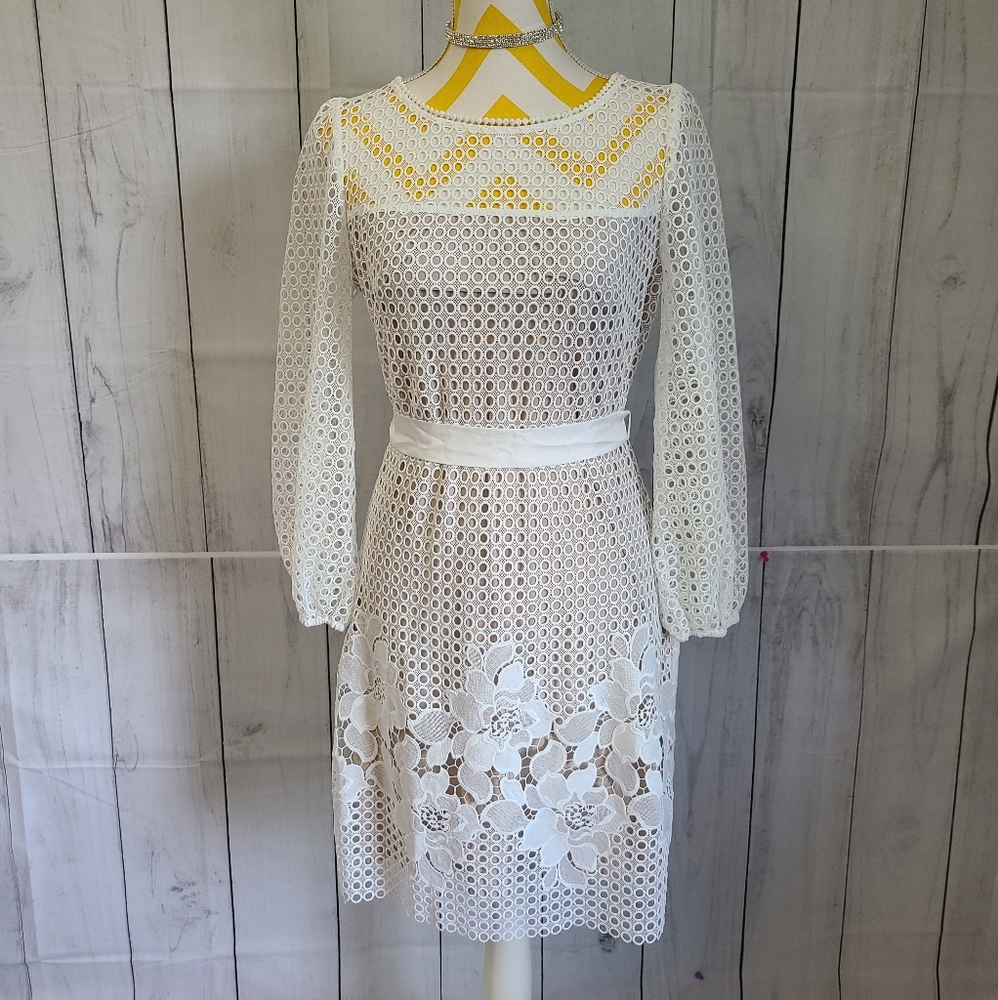WHBM Guipure Lace Dress